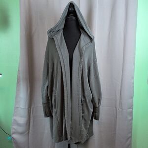 Athleta Charcoal Hooded Sweater